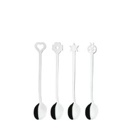 Set Cucchiaini Party Portafortuna 4 Pezzi