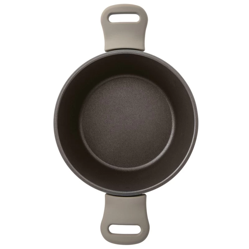 Tegame Con 2 Manici E Coperchio Silver Force Grigio Ø28cm 3 Tegame Con 2 Manici E Coperchio Silver Force Grigio Ø28cm