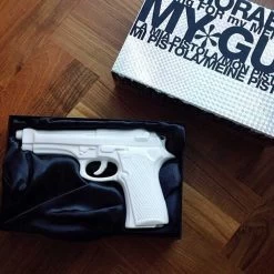 Seletti La Mia Pistola In Porcellana Memorabilia 22x14x3,5cm