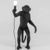 Seletti Lampada In Resina Monkey Lamp Outdoor Black In Piedi 46x27,5cm H.54cm -Negozio Di Mobili seletti lampada in resina monkey lamp outdoor black in piedi 46x275cm h54cm