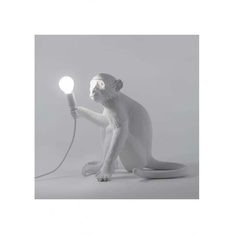 Seletti Lampada In Resina “Monkey Lamp” Seduta 34x30x32cm 4 Seletti Lampada In Resina “Monkey Lamp” Seduta 34x30x32cm - immagine 2
