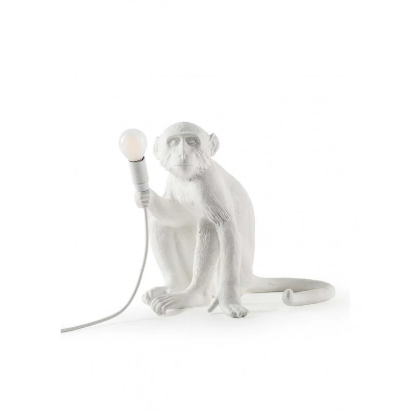 Seletti Lampada In Resina “Monkey Lamp” Seduta 34x30x32cm 5 Seletti Lampada In Resina “Monkey Lamp” Seduta 34x30x32cm - immagine 3