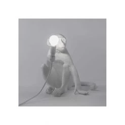Seletti Lampada In Resina “Monkey Lamp” Seduta 34x30x32cm