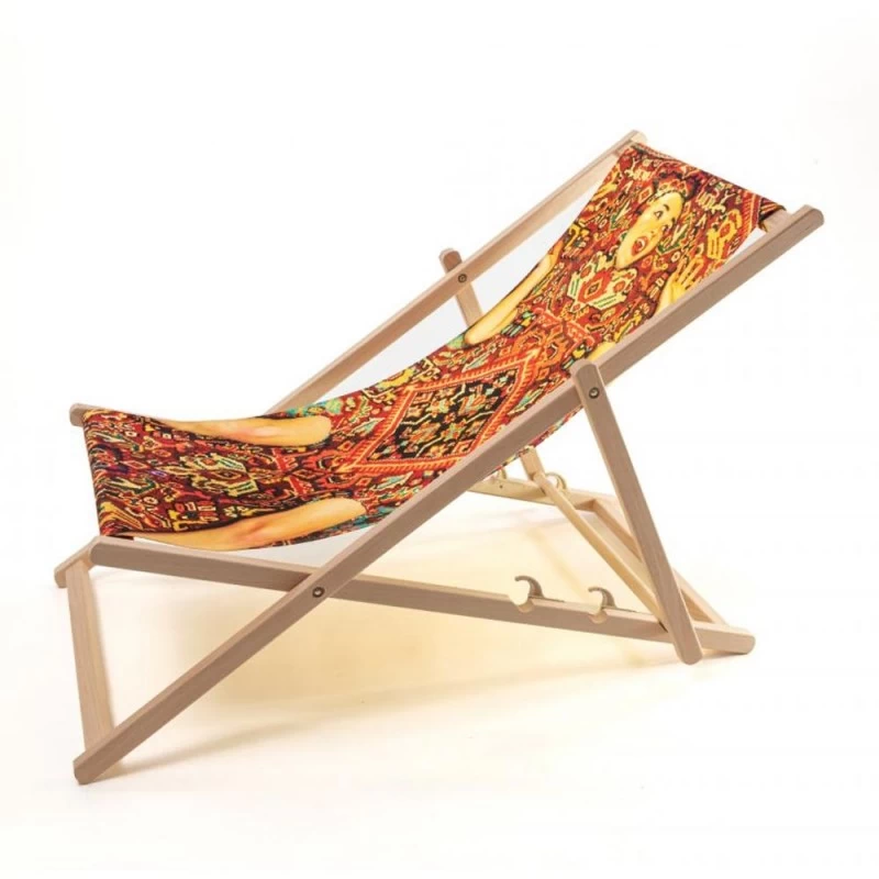 Seletti Sedia Sdraio Deck Chair Lady On Carpet 4 Seletti Sedia Sdraio Deck Chair Lady On Carpet - immagine 2