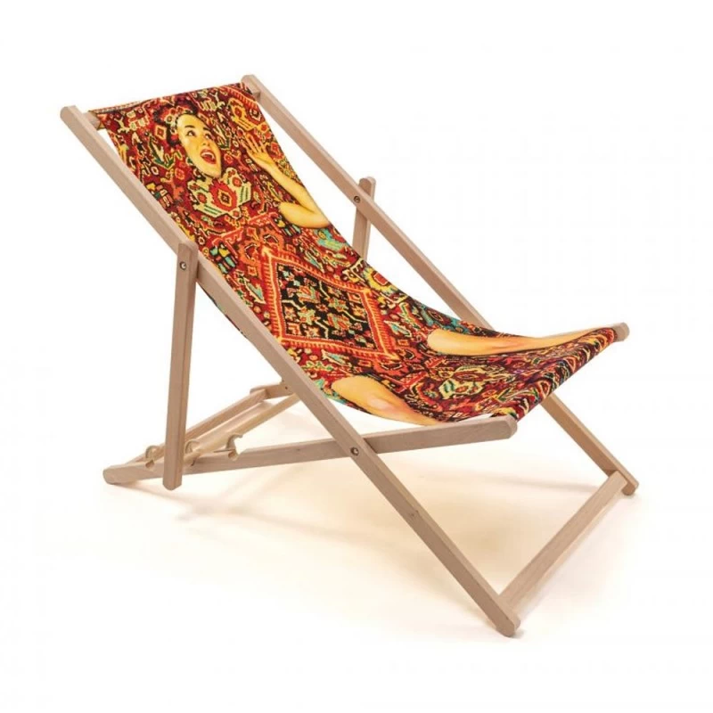 Seletti Sedia Sdraio Deck Chair Lady On Carpet 3 Seletti Sedia Sdraio Deck Chair Lady On Carpet