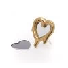 Seletti Specchio Cornice "Melted Heart Gold" Oro -Negozio Di Mobili seletti specchio cornice melted heart gold oro