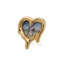Seletti Specchio Cornice "Melted Heart Gold" Oro -Negozio Di Mobili seletti specchio cornice melted heart gold oro 2