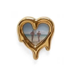 Seletti Specchio Cornice "Melted Heart Gold" Oro -Negozio Di Mobili seletti specchio cornice melted heart gold oro 3