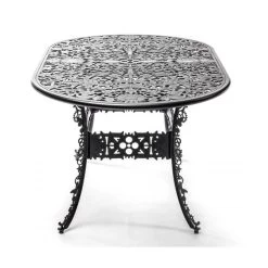 Negozio Di Mobili -Negozio Di Mobili seletti tavolo da esterno ovale industry collection black 1