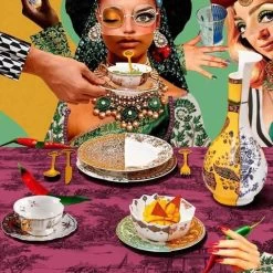 Seletti Tazza Tè Hybrid Kannauj Con Piattino