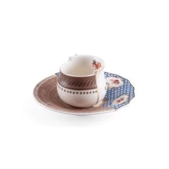 Seletti Tazzina Caffè Hybrid Djenne Con Piattino -Negozio Di Mobili seletti tazzina caffe hybrid djenne con piattino 2