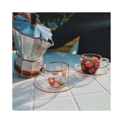 Seletti Tazzina Caffè In Vetro Toiletpaper I Love You