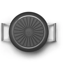 Smeg Casseruola Bassa Antiaderente Cookware Nero Estetica 50's Style Ø24cm -Negozio Di Mobili smeg casseruola bassa antiaderente cookware nero estetica 50 s style o24cm 2