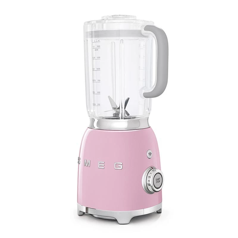 Smeg Frullatore Vintage 50's Style Rosa 3 Smeg Frullatore Vintage 50's Style Rosa