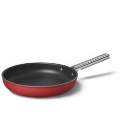 Smeg Padella Antiaderente Cookware Rosso Estetica 50's Style Ø28cm -Negozio Di Mobili smeg padella antiaderente cookware rosso estetica 50 s style o28cm 1