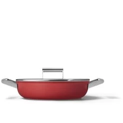 Smeg Tegame Antiaderente Cookware Rosso Estetica 50's Style Ø28cm -Negozio Di Mobili smeg tegame antiaderente cookware rosso estetica 50 s style o28cm 9