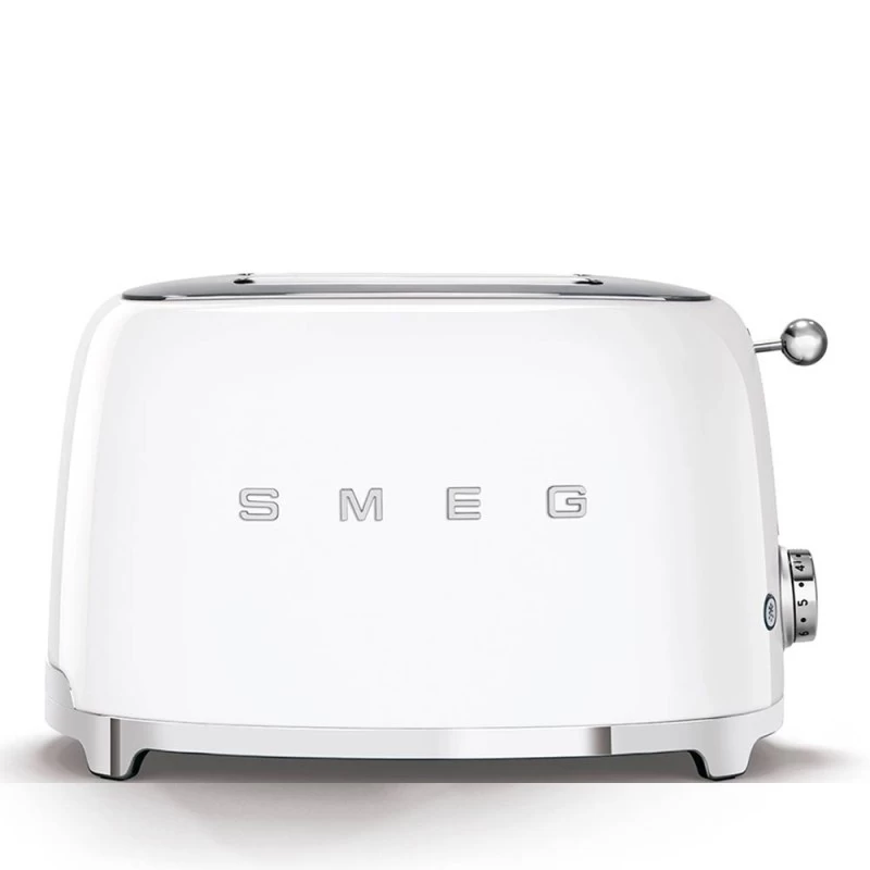 Smeg Tostapane Vintage 50's Style 2 Fette Bianco 3 Smeg Tostapane Vintage 50's Style 2 Fette Bianco