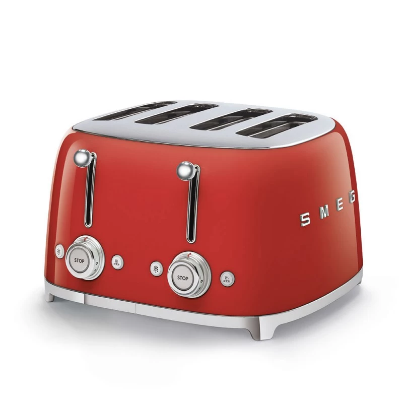 Smeg Tostapane Vintage 50's Style 4 Fette Rosso 4 Smeg Tostapane Vintage 50's Style 4 Fette Rosso - immagine 2
