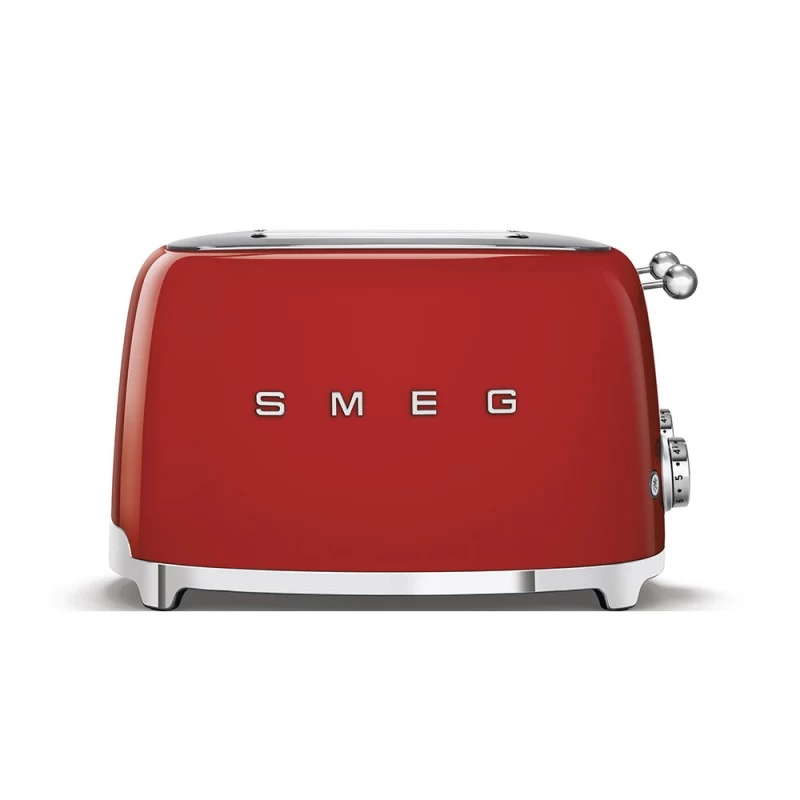 Smeg Tostapane Vintage 50's Style 4 Fette Rosso 3 Smeg Tostapane Vintage 50's Style 4 Fette Rosso