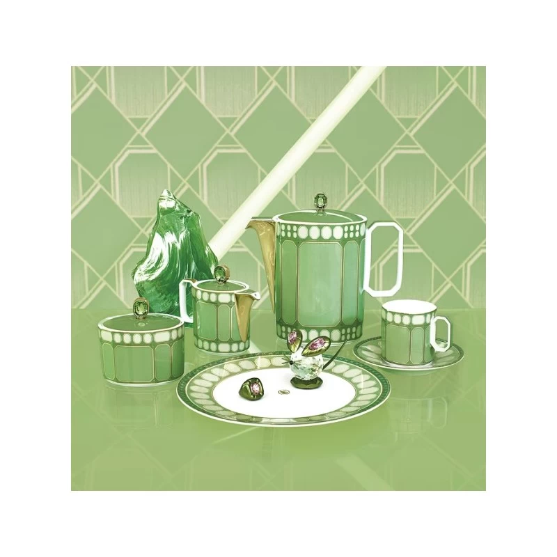 Swarovski Piatto Frutta E Dessert Signum Fern Ø23cm 3 Swarovski Piatto Frutta E Dessert Signum Fern Ø23cm