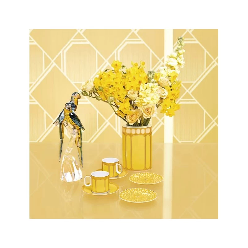 Swarovski Piatto Piano Signum Jonquil Ø10cm 3 Swarovski Piatto Piano Signum Jonquil Ø10cm