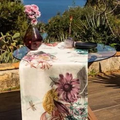 Runner Ventagli In Lino 50x150cm