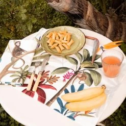 The Napking Set 4 Tovaglioli Amazzonia In Raso 50x50cm