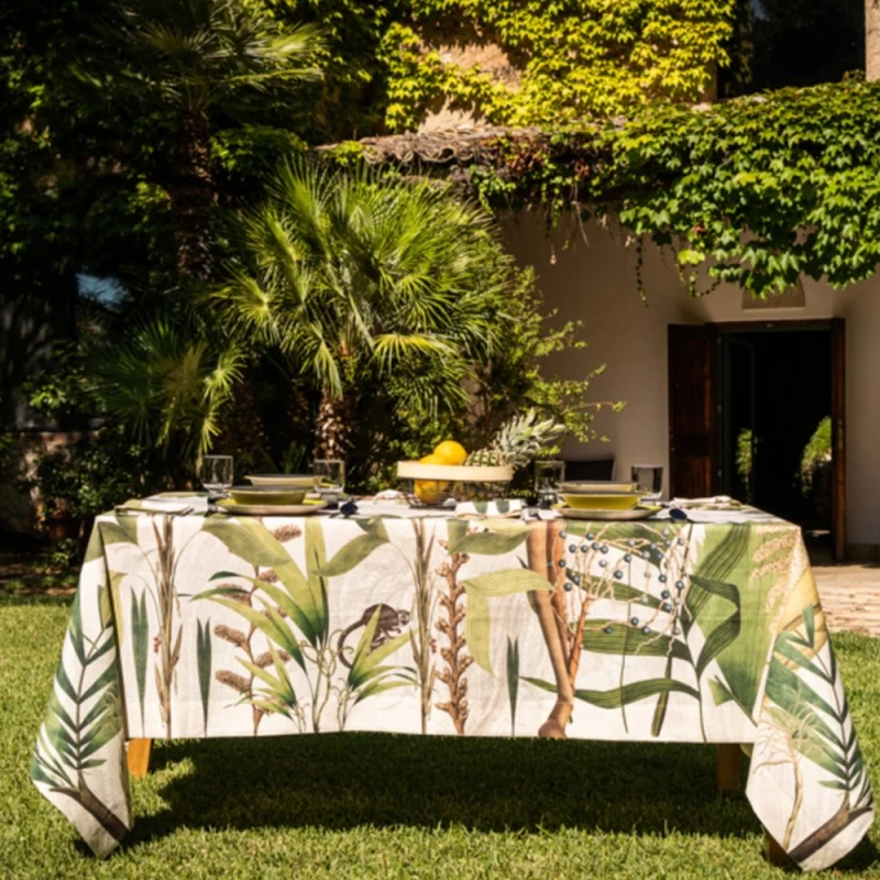 Tovaglia Copritavolo Palmier 180x270cm 3 Tovaglia Copritavolo Palmier 180x270cm