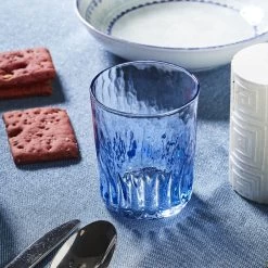 Set 6 Bicchieri Blu Vetro Blu -Negozio Di Mobili tognana set 6 bicchieri blu vetro blu 2