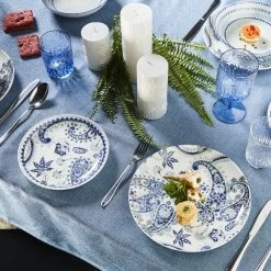 Set 6 Calici Blu Vetro Blu