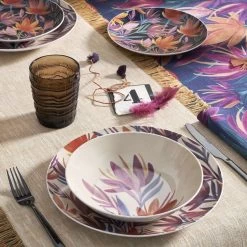 Set Piatti Ohana 18pz In Porcellana