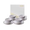 Tokyo Design Set 4 Tazze Da Tè Nippon White Con Piattini 2 Tokyo Design Set 4 Tazze Da Tè Nippon White Con Piattini -Negozio Di Mobili tokyo design set 4 tazze da te nippon white con piattini