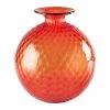- Vaso Monofiore Balloton Rosso -Negozio Di Mobili venini vaso monofiore balloton rosso con foglia oro filo talpa o215cm