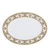 Versace Baroque Bianco Piatto Ovale 34cm
