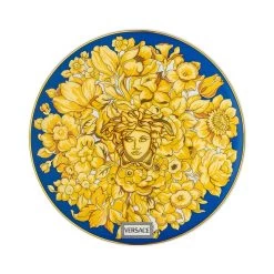 Versace Piatto Piano Medusa Rhapsody Blue Ø17cm