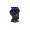 Testa Di Moro Uomo Nera E Blu H12cm 2 Testa Di Moro Uomo Nera E Blu H12cm -Negozio Di Mobili verus ceramiche testa di moro uomo nera e blu h12cm