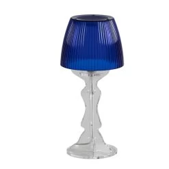 Lampada Lady Led In Plexiglass Blu Piccola H31cm