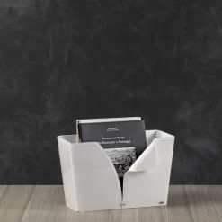 Portariviste Eco In Plexiglass Bianco