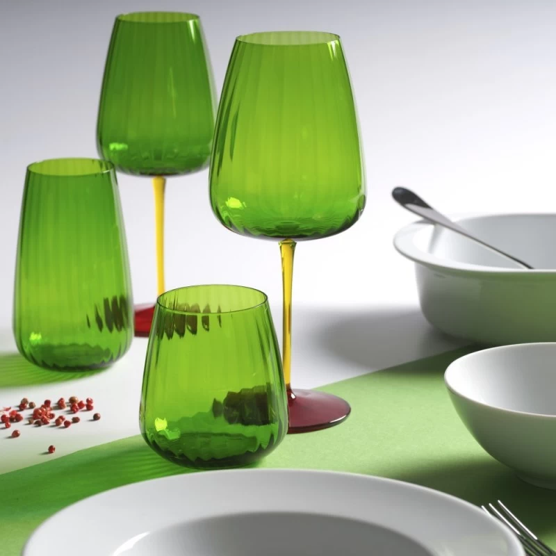 Weissestal Set 2 Bicchieri Joy Green 450ml 4 Weissestal Set 2 Bicchieri Joy Green 450ml - immagine 2