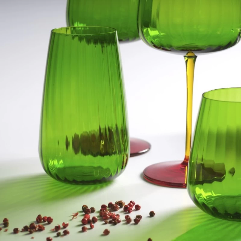 Weissestal Set 2 Bicchieri Joy Green 450ml 6 Weissestal Set 2 Bicchieri Joy Green 450ml - immagine 4