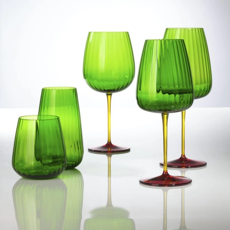 Weissestal Set 2 Bicchieri Joy Green 450ml 7 Weissestal Set 2 Bicchieri Joy Green 450ml - immagine 5
