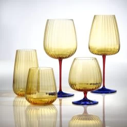 Weissestal Set 2 Bicchieri Joy Yellow 450ml -Negozio Di Mobili weissestal set 2 bicchieri joy yellow 450ml 4